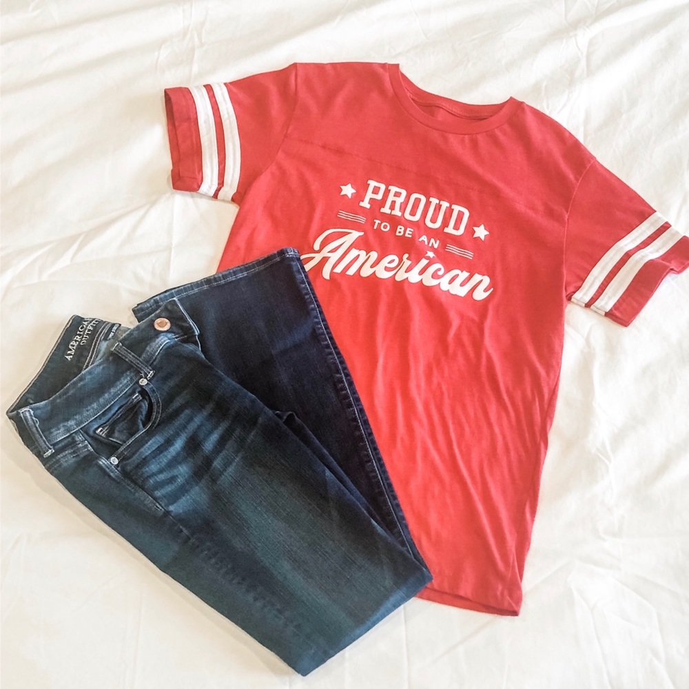 Proud to be an American tee